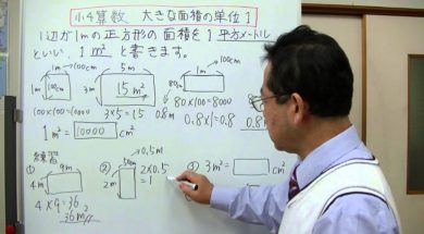 【小４算数】大きな面積の単位１