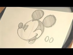 コツを知れば劇的に上手に描ける「ミッキーマウス！」鉛筆1本で描こう！