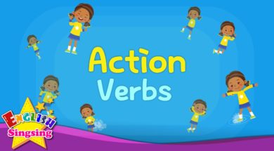 <Kids vocabulary> Action Verbs  -動作を表す動詞