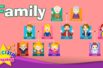 <Kids vocabulary> Family, family members & tree　家族と家系