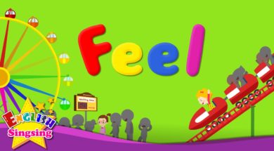 <Kids vocabulary> Feel, feelings and emotions  -気持ちや感情