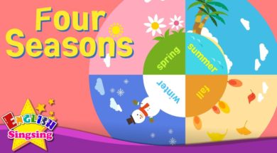 Four Seasons – 4 seasons in a year <Kids vocabulary>