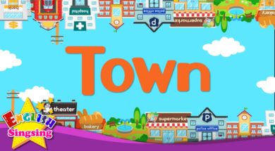 Town <Kids vocabulary>