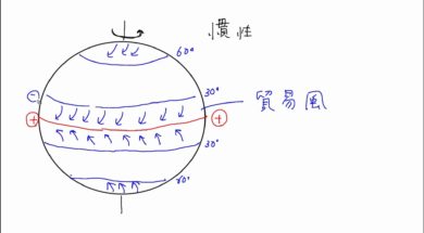 【中学校地理コース　02-6】貿易風と偏西風