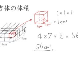 【小学校５年算数　1-2】直方体、立方体の体積