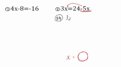 【中1数学　06-6】方程式を解く