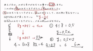 【中1数学　08-8】代入から比例式を求める