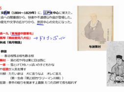 【中学校歴史コース　11-5】化政文化①文芸