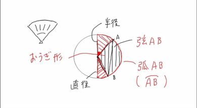【中1数学　11-10】円とおうぎ形