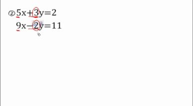 【中2数学　02-4】 係数をそろえて解く