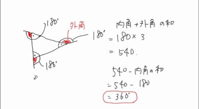 【中2数学　06-3】 多角形の外角