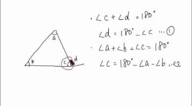 【中2数学　06-6】三角形の外角の性質
