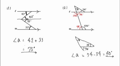 【中2数学　06-7】角を求める 練習問題①