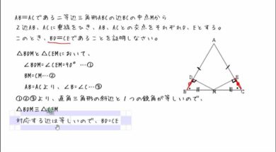 【中2数学　08-11】直角三角形を使った証明②