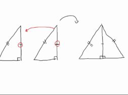 【中2数学　08-9】直角三角形の合同条件の証明