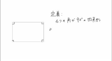 【中2数学　09-10】長方形、ひし形、正方形の性質と条件