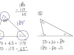 【小学校５年算数　3-5】三角形の内角を求める