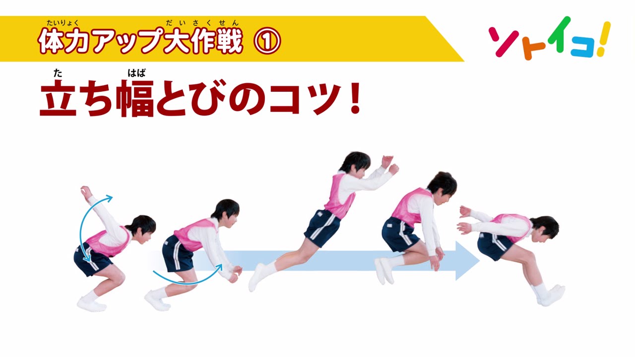 立ち幅跳びの基礎 Cmovie 教育に特化した無料動画サイト シームービー オンライン学習サイト