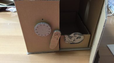 ダイヤル式金庫 仕組み 作り方 段ボール工作 貯金箱