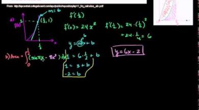 2011年微積分AB 記述式3(a)(b)