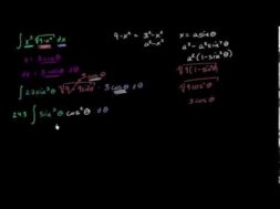 三角関数とuによる置換積分法（その1）