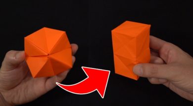 【一瞬で形が変わる】折り紙の折り方