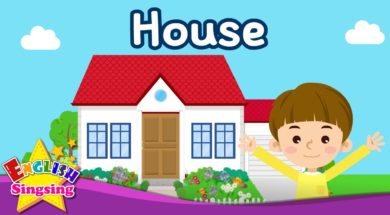 Kids vocabulary – House – Parts of the House – Learn English for kids