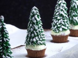 丸ごと食べられるクリスマスツリーカップケーキの作り方★edible christmas tree★