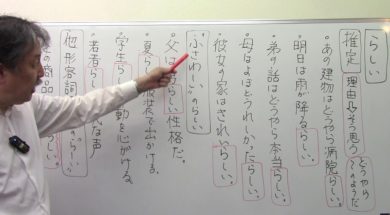【中学受験】国語・文法「らしい」を識別する