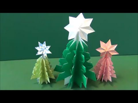 5分で簡単!「クリスマスツリー」折り紙Easy at 5 minutes! “Christmas tree” origami