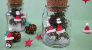 Totoro Santa Claus～Acorn DIY 「トトロサンタ 」どんぐりで作ろう!