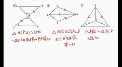 【中学２年　数学】直角三角形と証明②