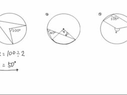 【中学３年　数学】円周角の定理 問題①