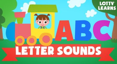 Kids Reading Lesson 5 – Letter Sounds CHOO CHOO Train -ABC Phonics