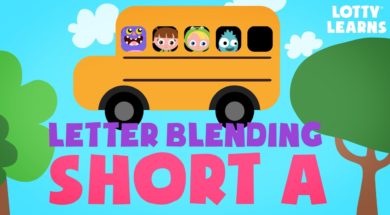 Kids Reading Lesson 7 – Two Letter Blending with Short A