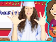 Graduation Song Thank you for kids, children & babies with lyrics and tutorial