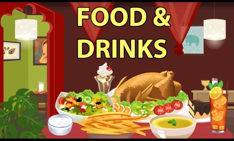 Food and drinks vocabulary