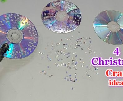 古い CD/DVD を使ったクリスマス デコレーションのアイデア