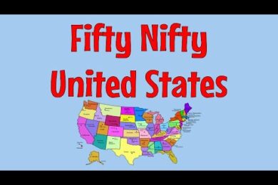 Fifty Nifty United States with Lyrics